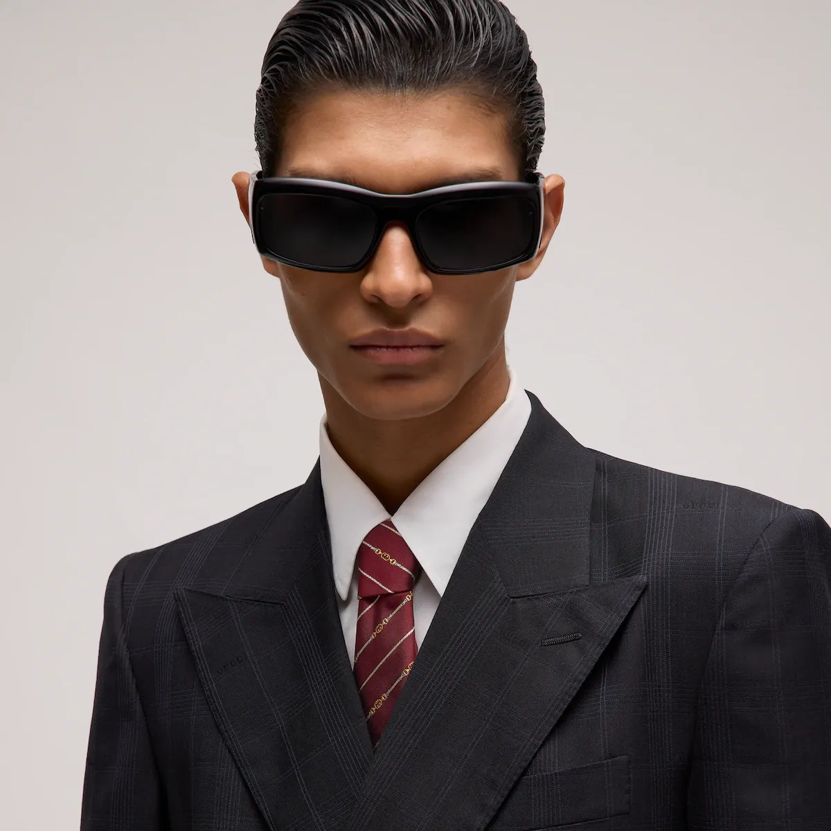 Gucci Interlocking G Belt Silk Tie | Thumbnail 2