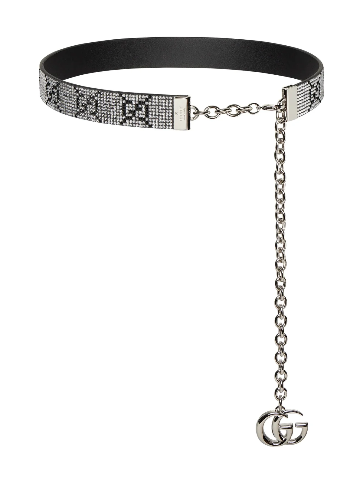 Crystal Thin Chain Belt With Charm Crystal Thin Chain Belt With Charm