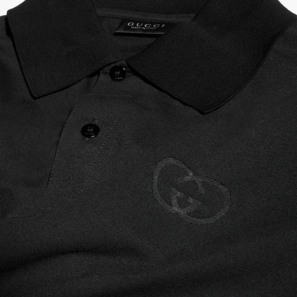 Gucci Cotton Jersey Polo Shirt With Interlocking G | Thumbnail 3 Gucci Cotton Jersey Polo Shirt With Interlocking G | Thumbnail 3