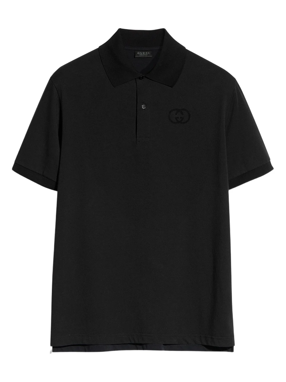 Gucci Cotton Jersey Polo Shirt With Interlocking G