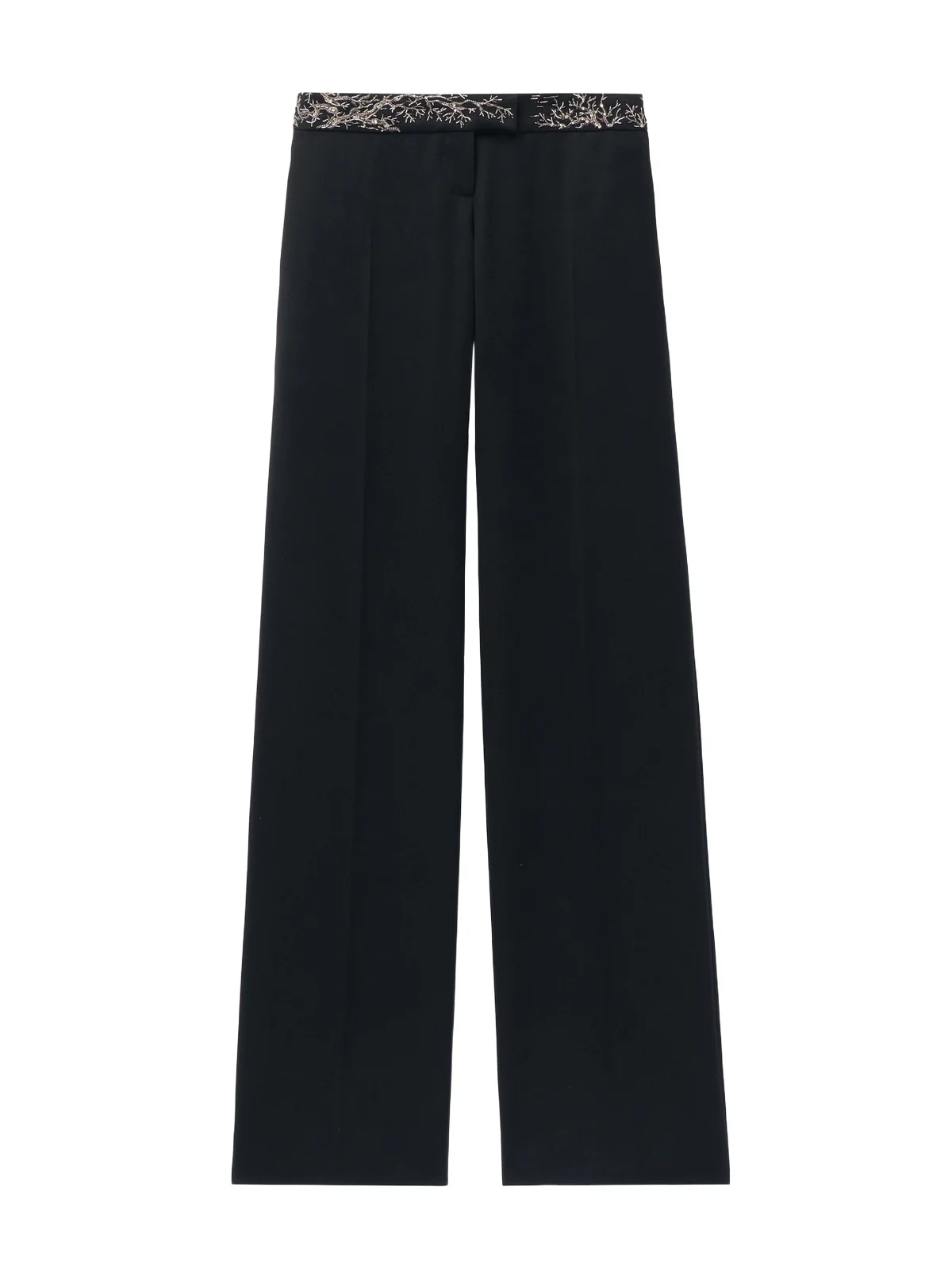 Tree Of Life Waistband Tailored Trousers