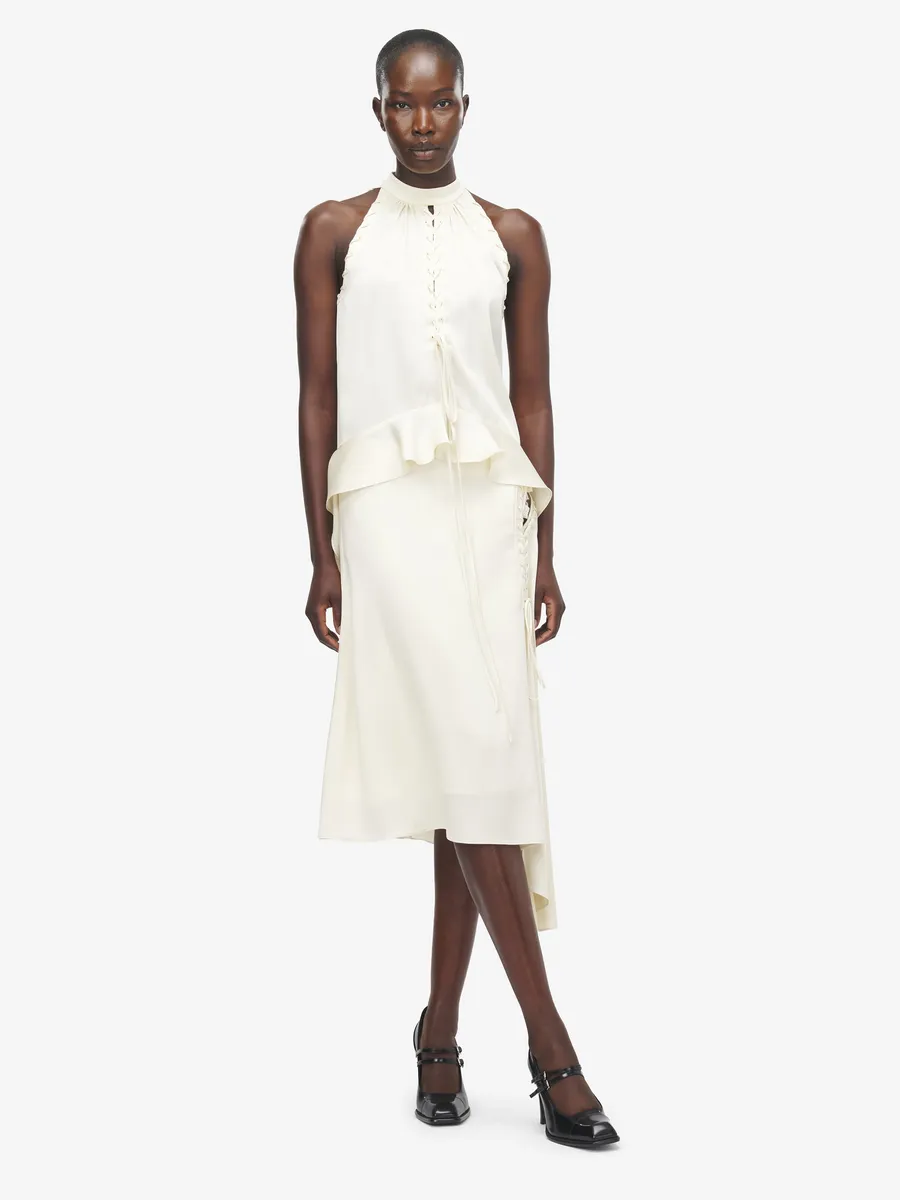 Alexander McQueen Lace-Up Halter Top | Thumbnail 2