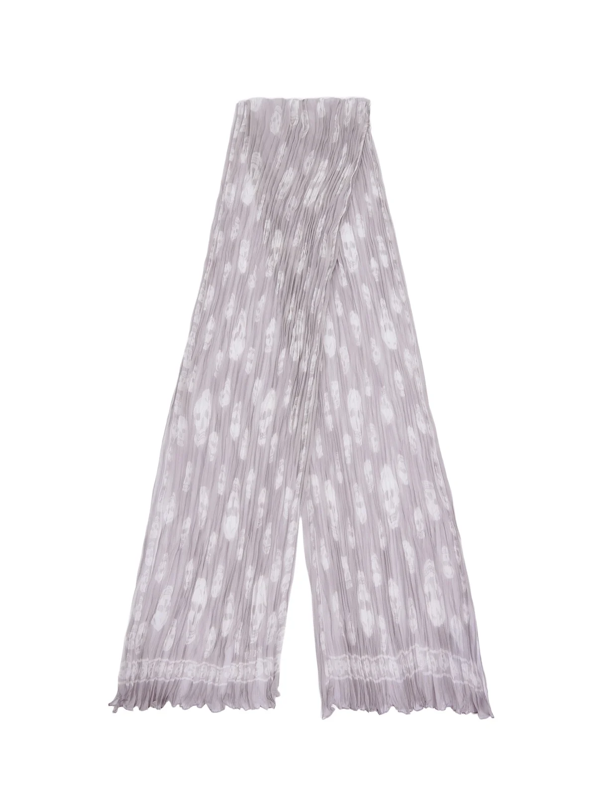 Pleated Skull Scarf