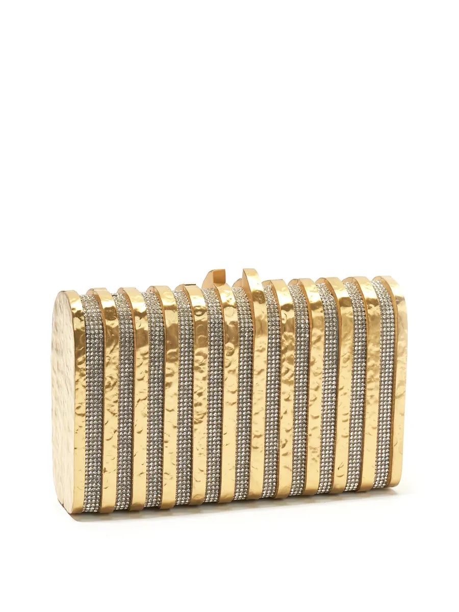 Emm Kuo Hammered Brass Rodeo Clutch | Thumbnail 2 Emm Kuo Hammered Brass Rodeo Clutch | Thumbnail 2