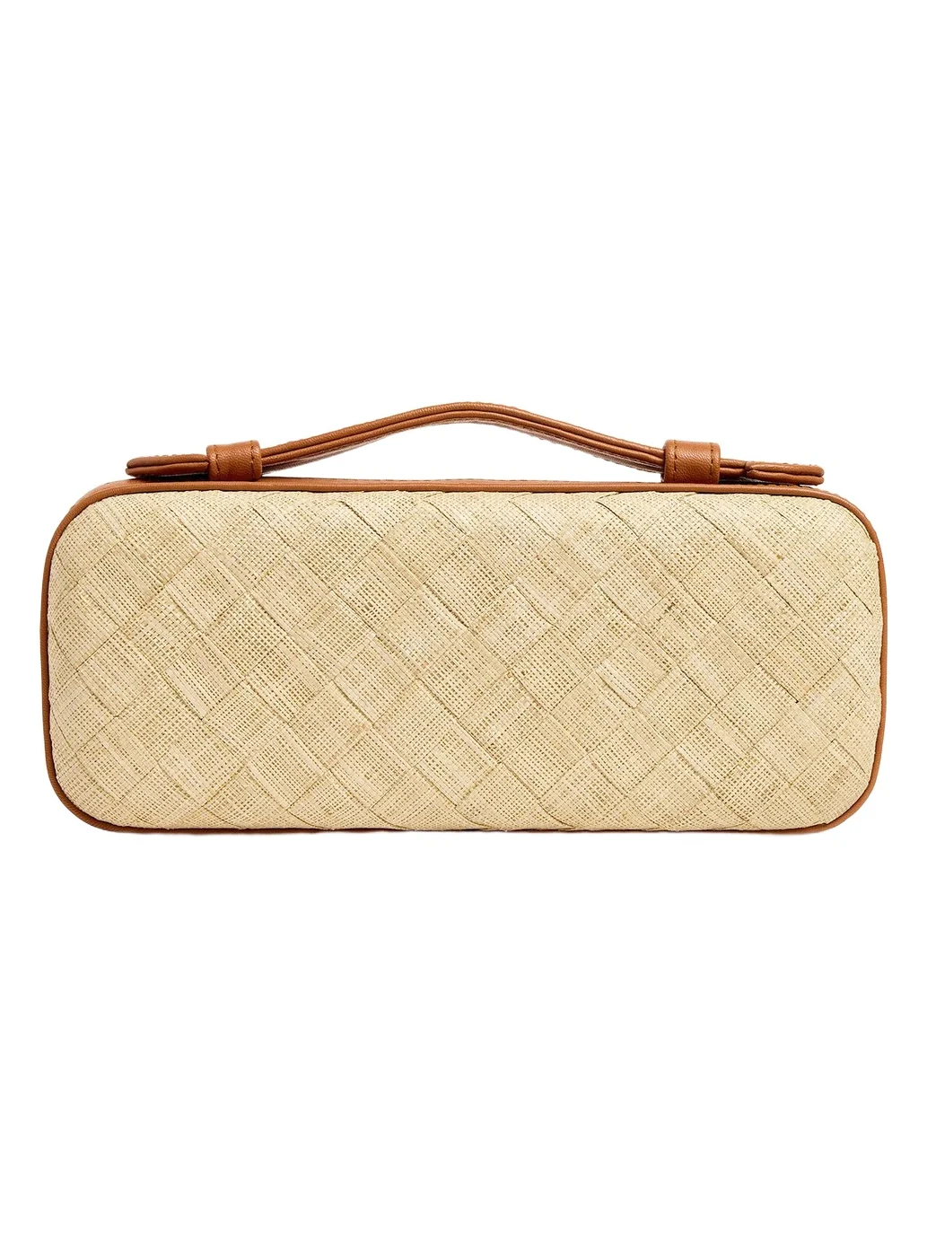 Emm Kuo Raffia Gin Lane Clutch