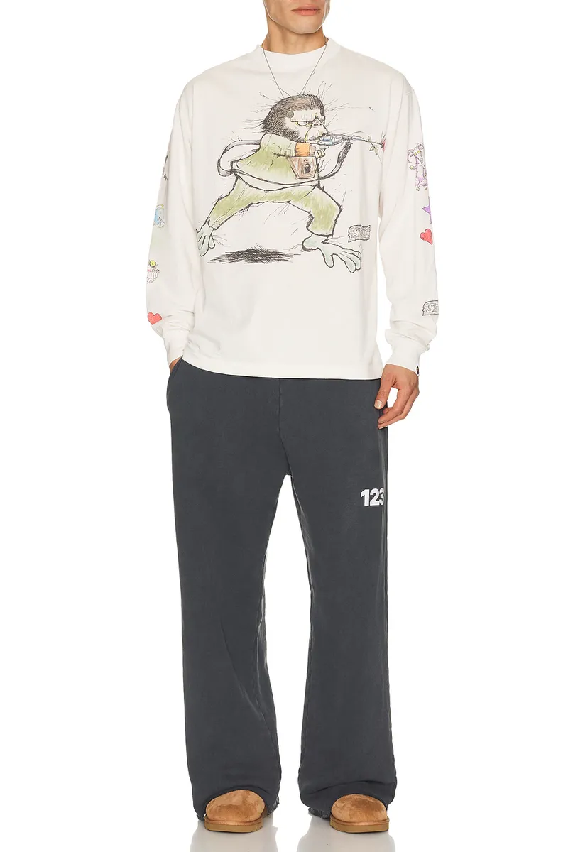 SAINT Mxxxxxx X Bape Running Long Sleeve Tee | Thumbnail 5