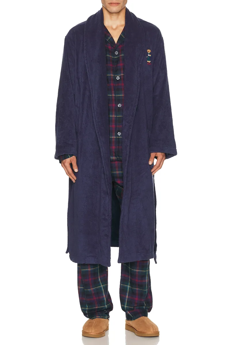 Polo Ralph Lauren Flannel Long Sleeve PJ Top & PJ Pant Set | Thumbnail 3