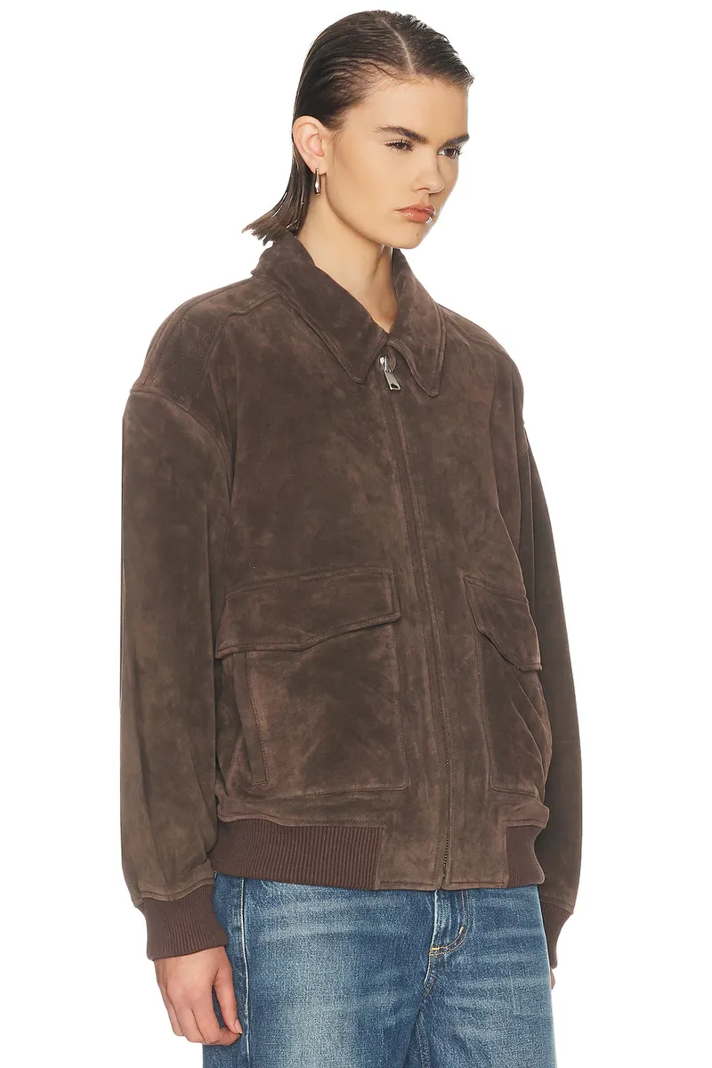 Citizens of Humanity Vivienne Suede Jacket | Thumbnail 3