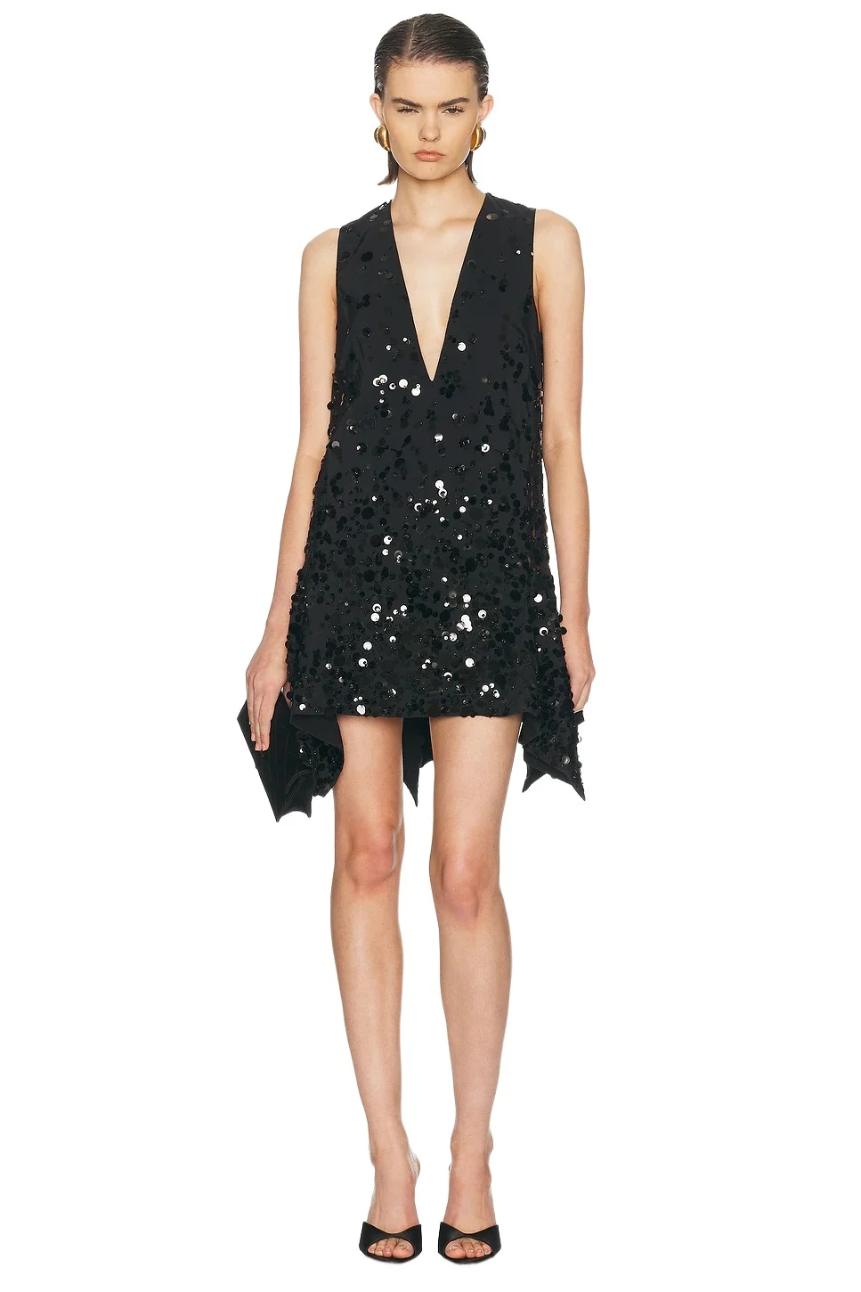 Aknvas Esme Sequin Taffeta Cocktail Dress