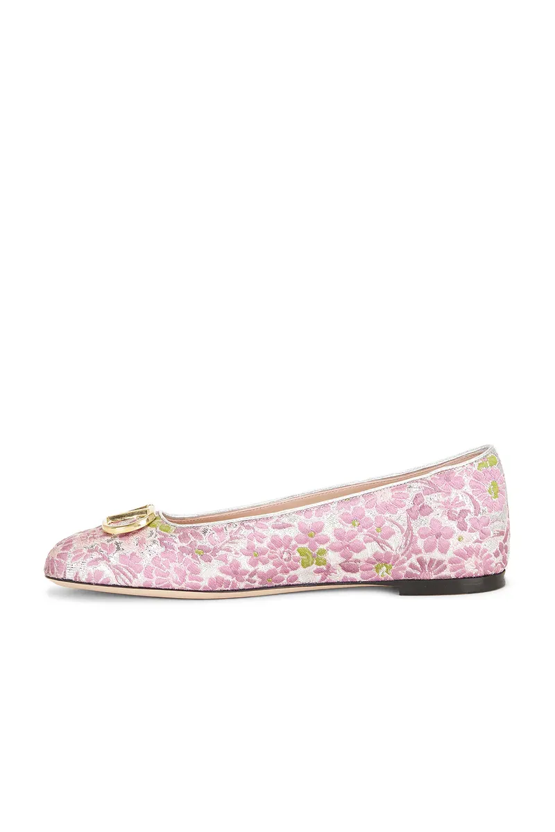 Valentino Garavani V Logo Signature Ballerina Flat | Thumbnail 5