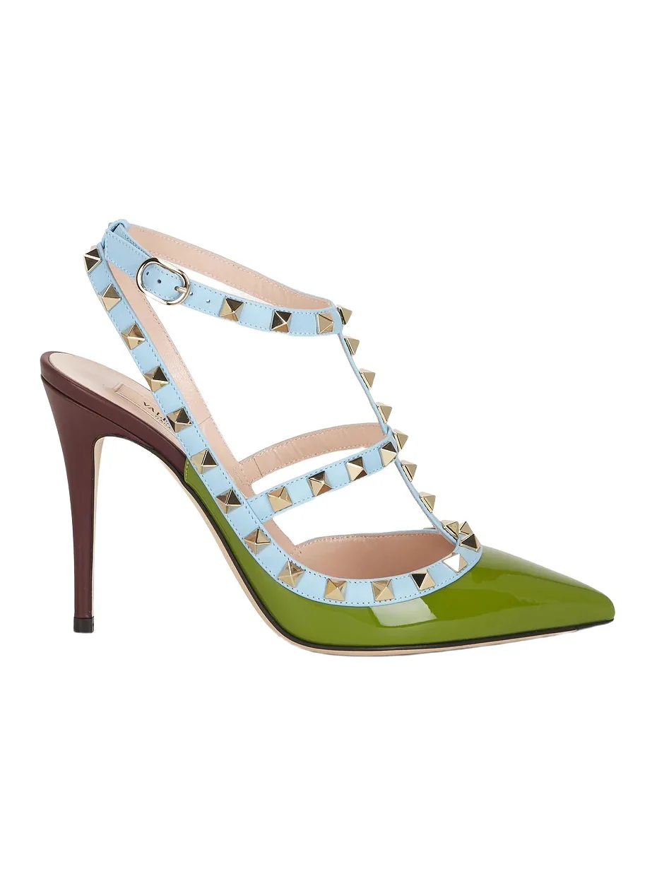 Valentino Garavani Rockstud Ankle Strap Pump