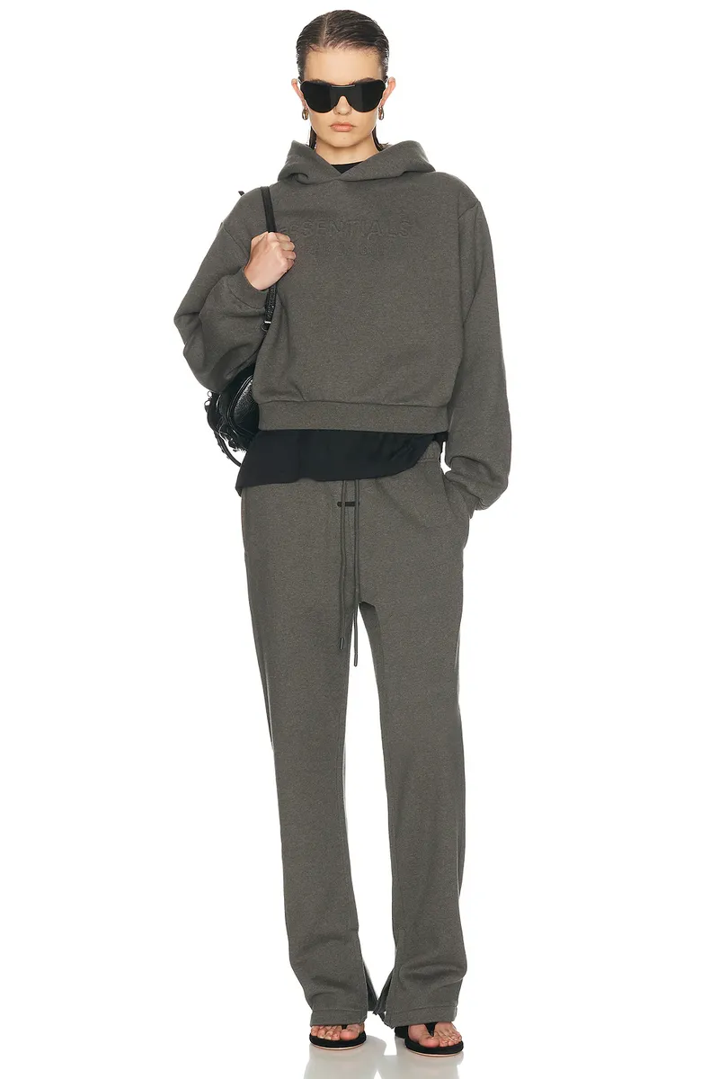 Fear of God Essentials Modern Cropped Hoodie | Thumbnail 4 Fear of God Essentials Modern Cropped Hoodie | Thumbnail 4