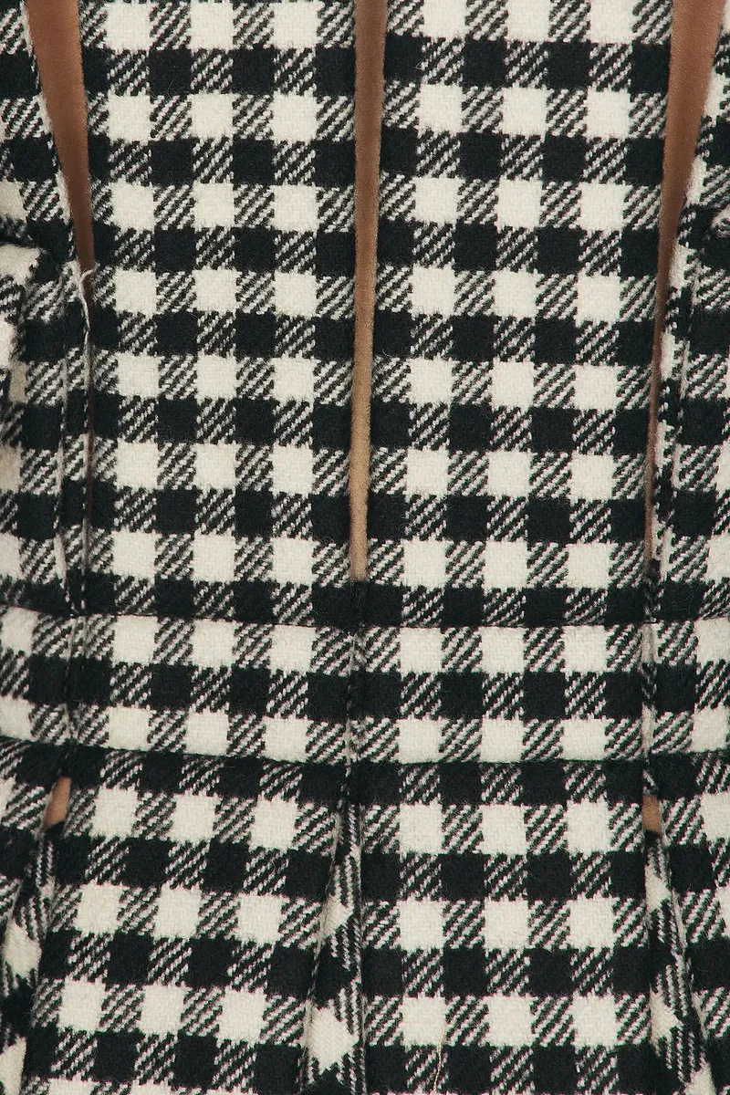 Jean Paul Gaultier Striped Check Wool Top | Thumbnail 5