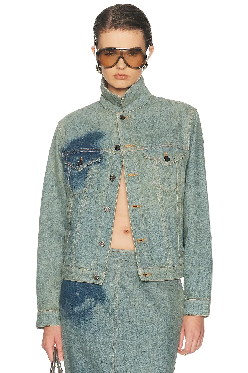 Face Print Denim Jacket Face Print Denim Jacket