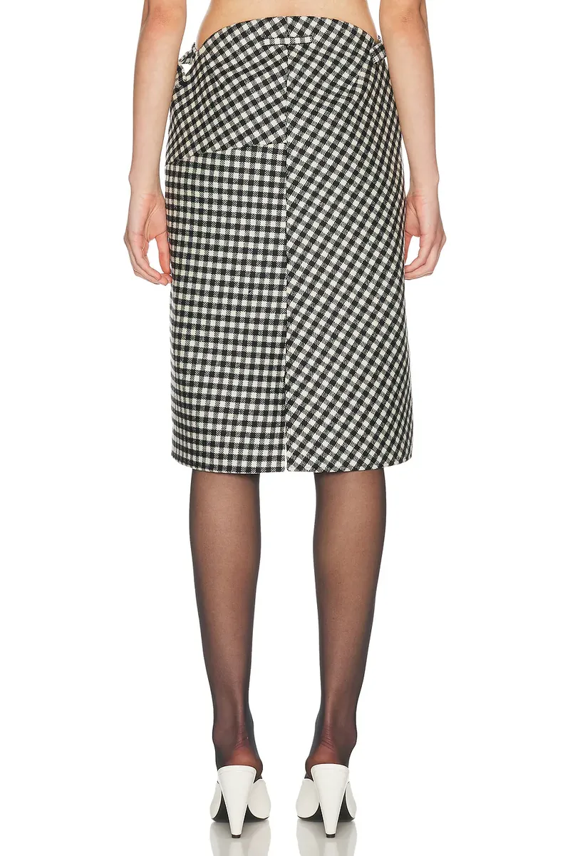 Jean Paul Gaultier Zip Opening Check Skirt | Thumbnail 5 Jean Paul Gaultier Zip Opening Check Skirt | Thumbnail 5
