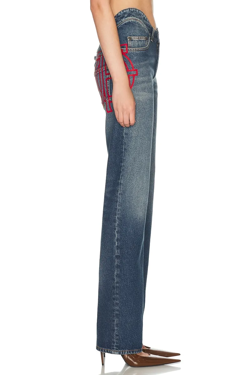 Jean Paul Gaultier Wavy Waistband Straight Leg | Thumbnail 3