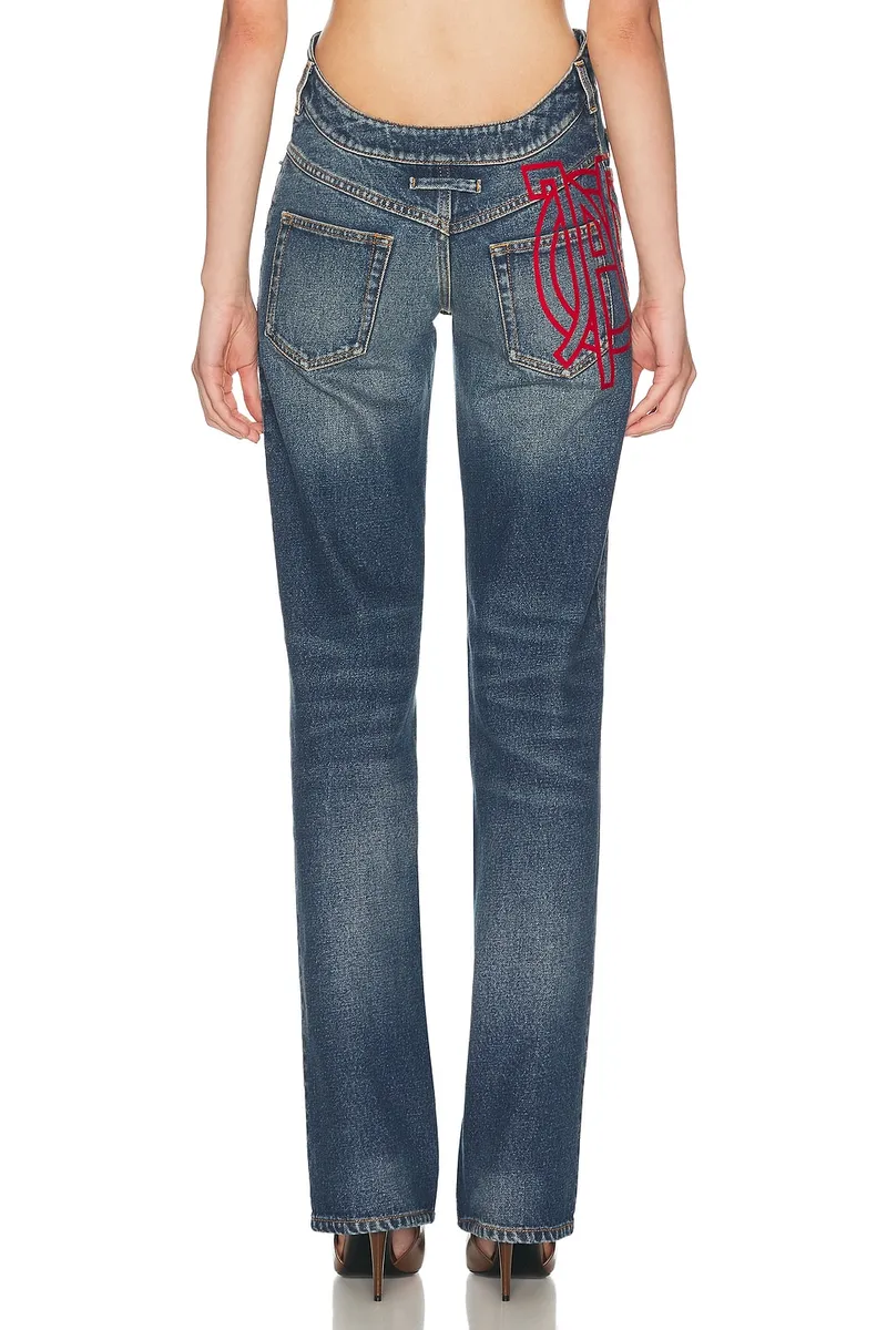 Jean Paul Gaultier Wavy Waistband Straight Leg | Thumbnail 4