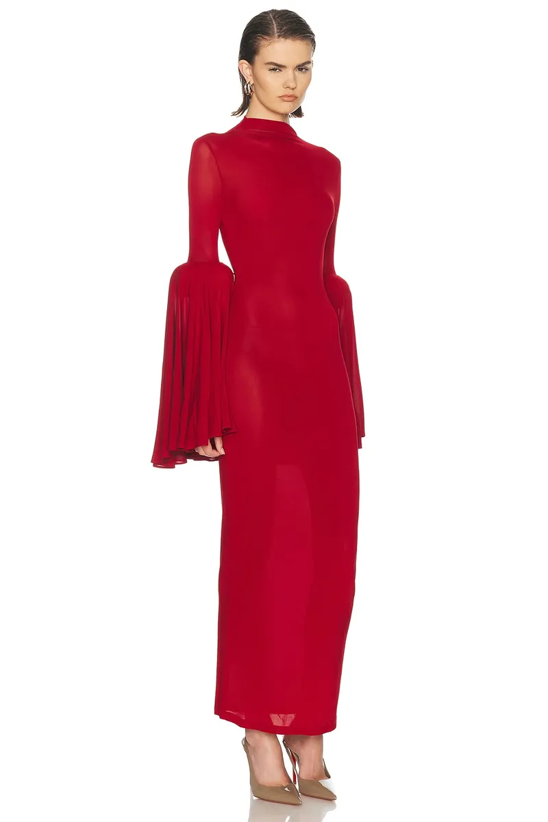 Jean Paul Gaultier Stretch Viscose Long Dress | Thumbnail 2 Jean Paul Gaultier Stretch Viscose Long Dress | Thumbnail 2