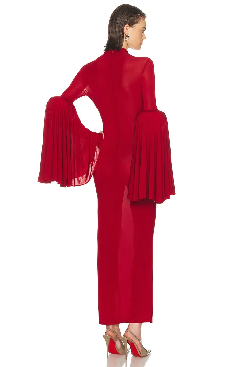 Jean Paul Gaultier Stretch Viscose Long Dress | Thumbnail 3 Jean Paul Gaultier Stretch Viscose Long Dress | Thumbnail 3