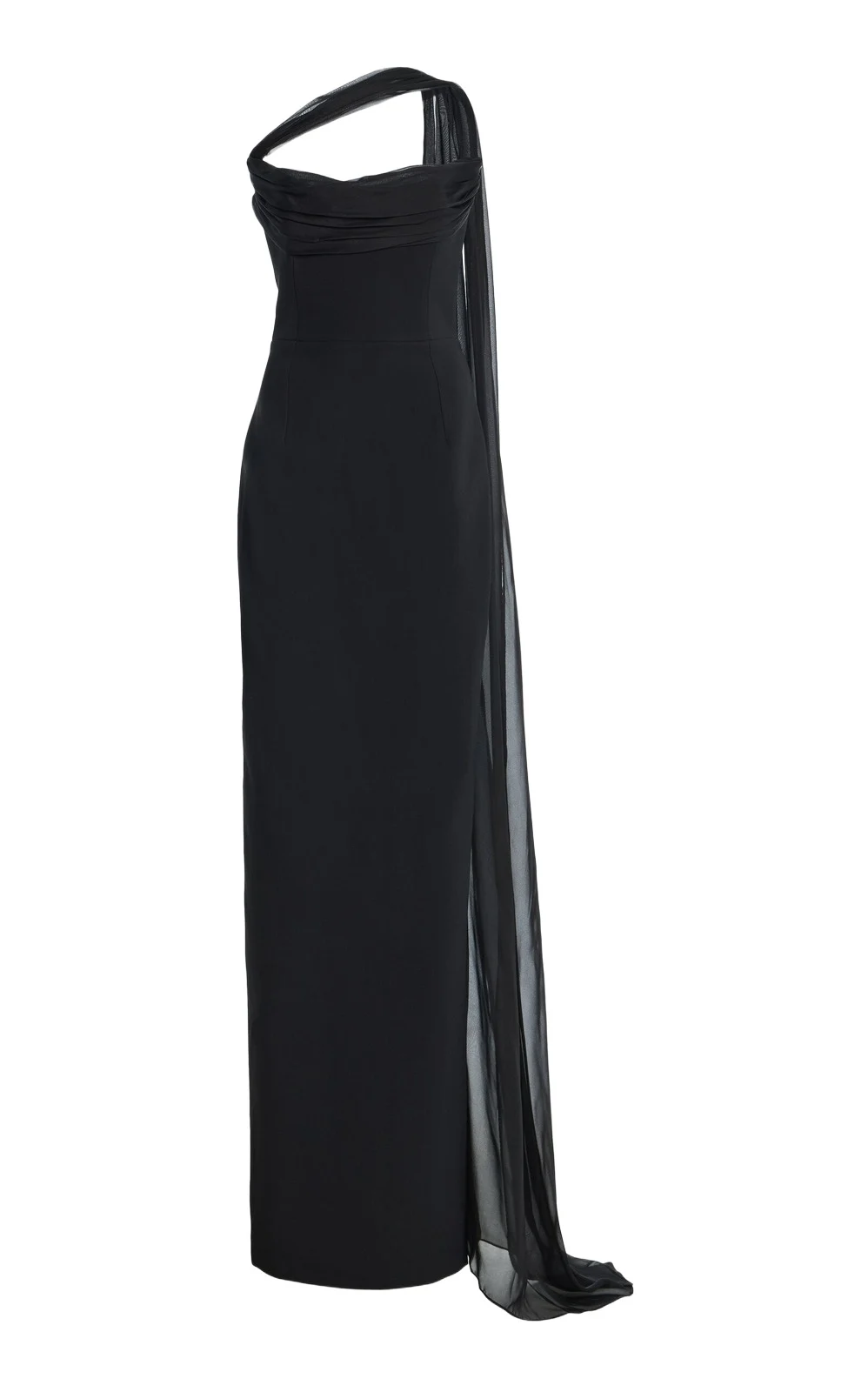 Julietta Silk-Detailed Crepe Maxi Dress Julietta Silk-Detailed Crepe Maxi Dress