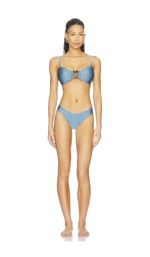 Zimmermann Echo Knot Trim Bandeau Bikini | Thumbnail 2 Zimmermann Echo Knot Trim Bandeau Bikini | Thumbnail 2