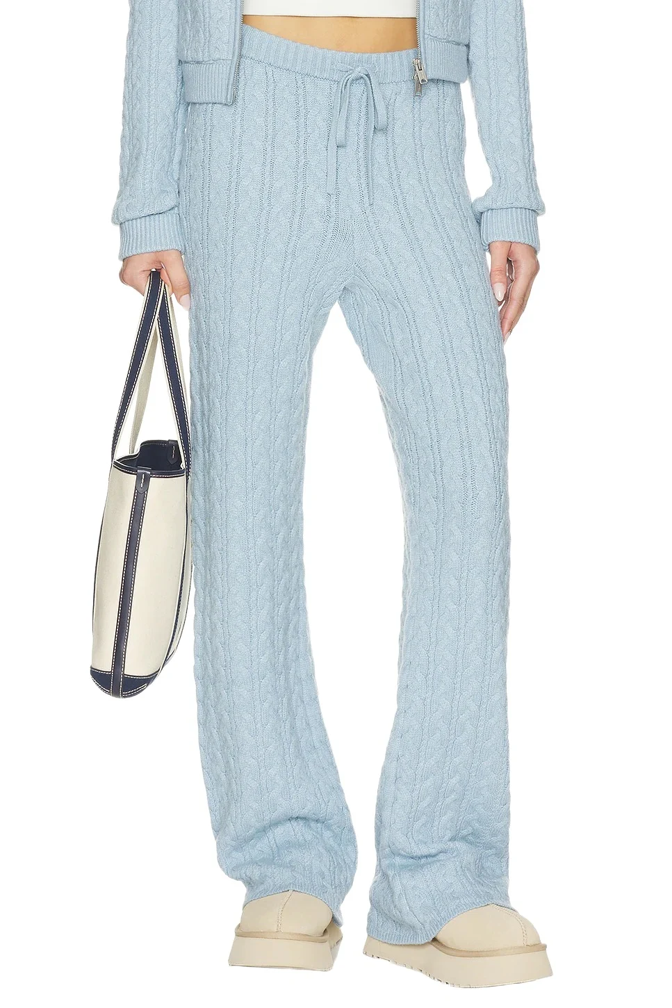 Sweater Knit Cable Straight Leg Pant Sweater Knit Cable Straight Leg Pant