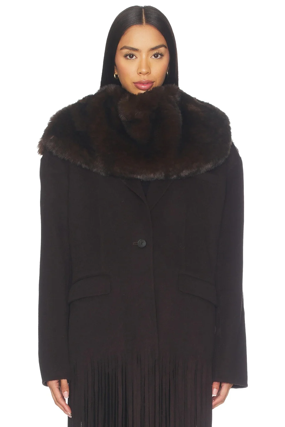 X Blake Evin Lars Faux Fur Tube Scarf