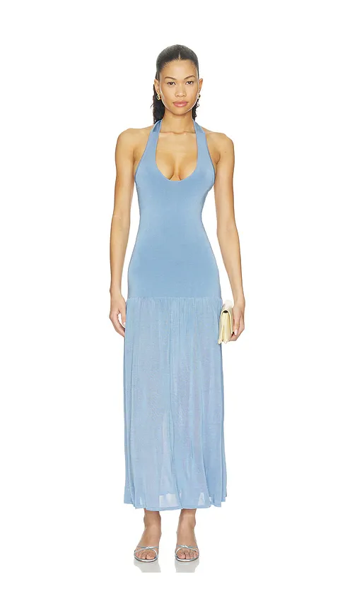 Zimmermann Fairlight Tie Halter Dress | Thumbnail 2