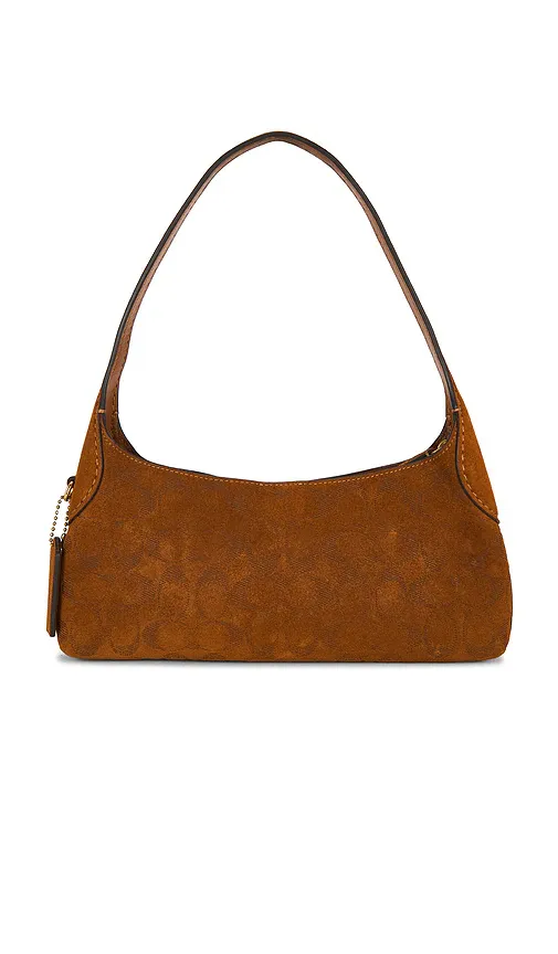 Coach Signature Suede Brooklyn Shoulder Bag 26 | Thumbnail 2 Coach Signature Suede Brooklyn Shoulder Bag 26 | Thumbnail 2