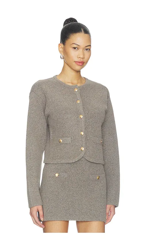 525 America Theodora Curved Hem Button Front Jacket | Thumbnail 2 525 America Theodora Curved Hem Button Front Jacket | Thumbnail 2