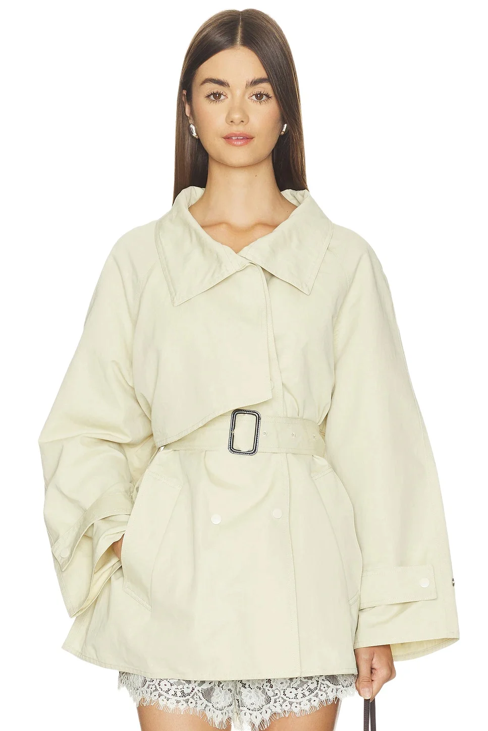 Short Length Belted Trench Coat Short Length Belted Trench Coat