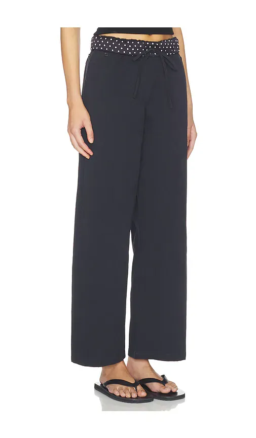 Cubic London Ruffled Waistband Two-way Casual Pants | Thumbnail 2 Cubic London Ruffled Waistband Two-way Casual Pants | Thumbnail 2
