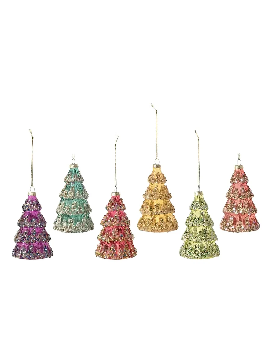 Poppy Lane Glitter Tree Ornament