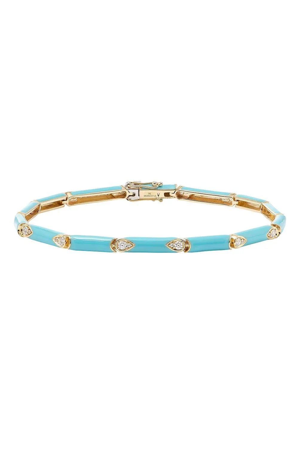 Diamond Nirvana Blue Enamel Bracelet Diamond Nirvana Blue Enamel Bracelet