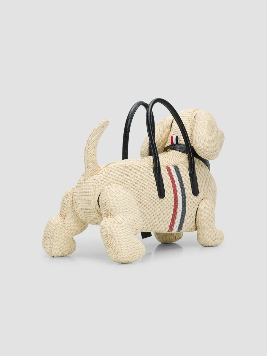Thom Browne Men's Hector Raffia Bag | Thumbnail 2 Thom Browne Men's Hector Raffia Bag | Thumbnail 2