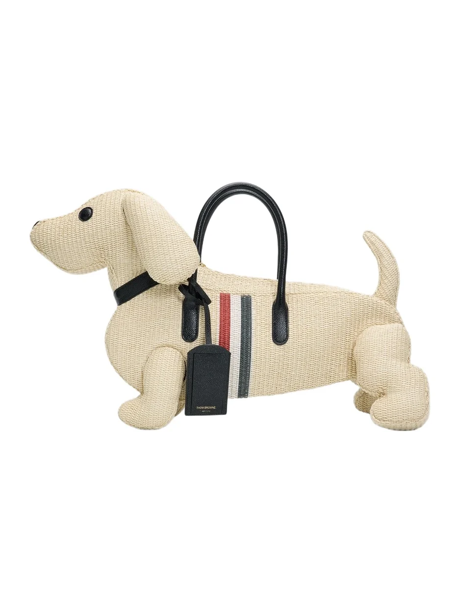Thom Browne Men's Hector Raffia Bag