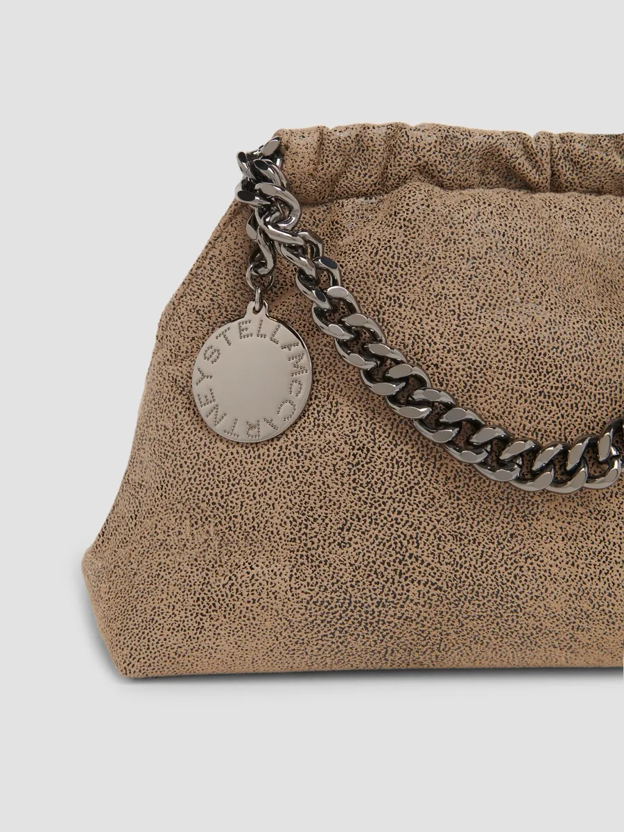 Stella McCartney Women's Falabella Tiny Faux Dotted Chamois Top Handle Bag | Thumbnail 6 Stella McCartney Women's Falabella Tiny Faux Dotted Chamois Top Handle Bag | Thumbnail 6