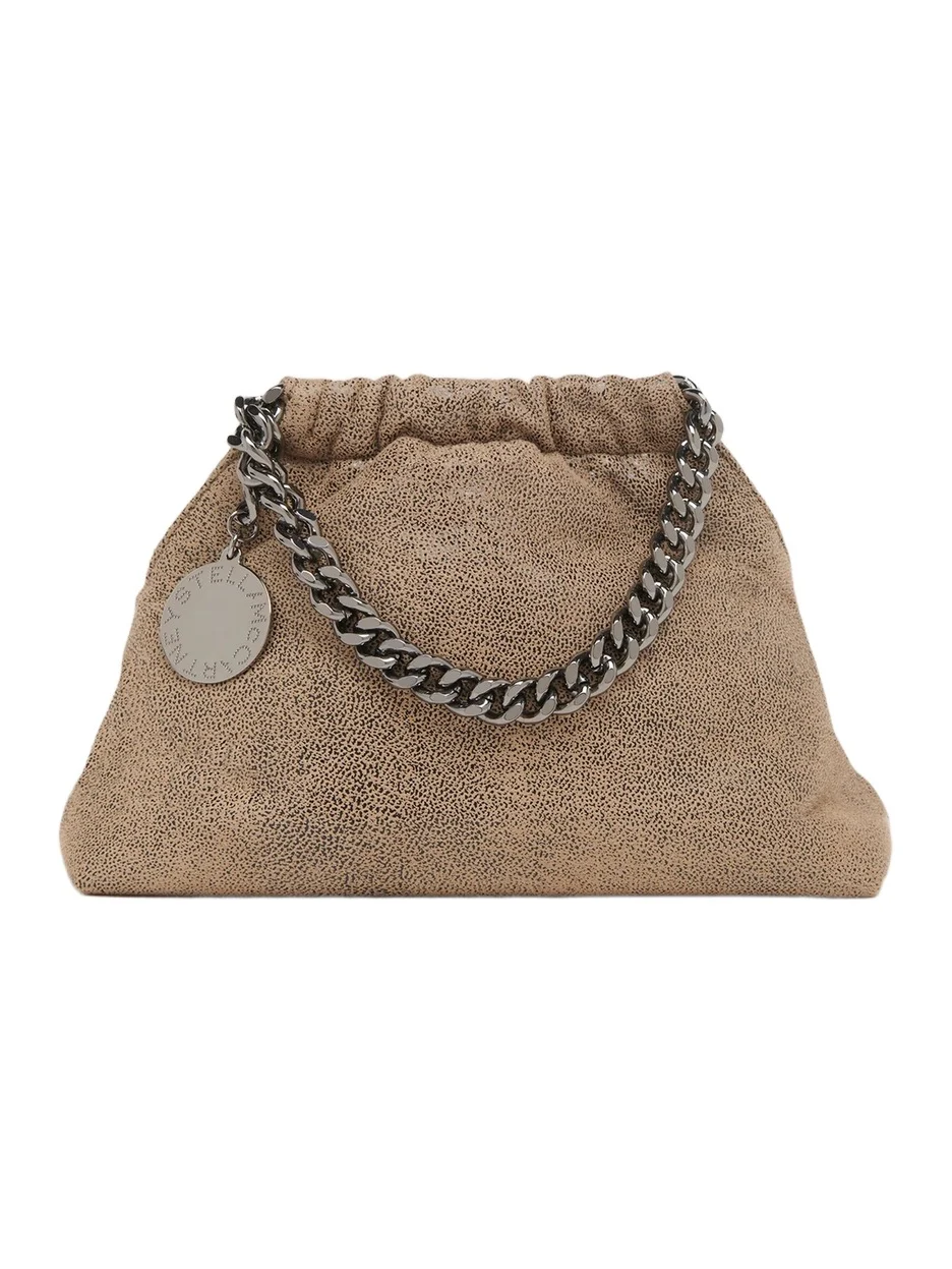 Women's Falabella Tiny Faux Dotted Chamois Top Handle Bag