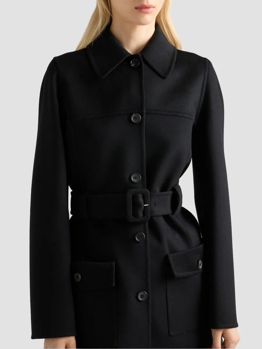 Prada Women's Single-Breasted Double Cloth Caban Jacket | Thumbnail 3