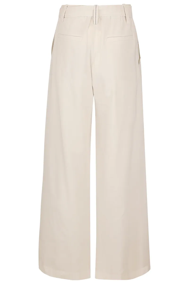 Brunello Cucinelli Wide Leg Belt Pant | Thumbnail 2 Brunello Cucinelli Wide Leg Belt Pant | Thumbnail 2