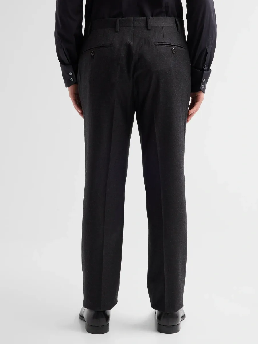 CORNELIANI Men's Stretch-Wool Flannel Pants | Thumbnail 3 CORNELIANI Men's Stretch-Wool Flannel Pants | Thumbnail 3