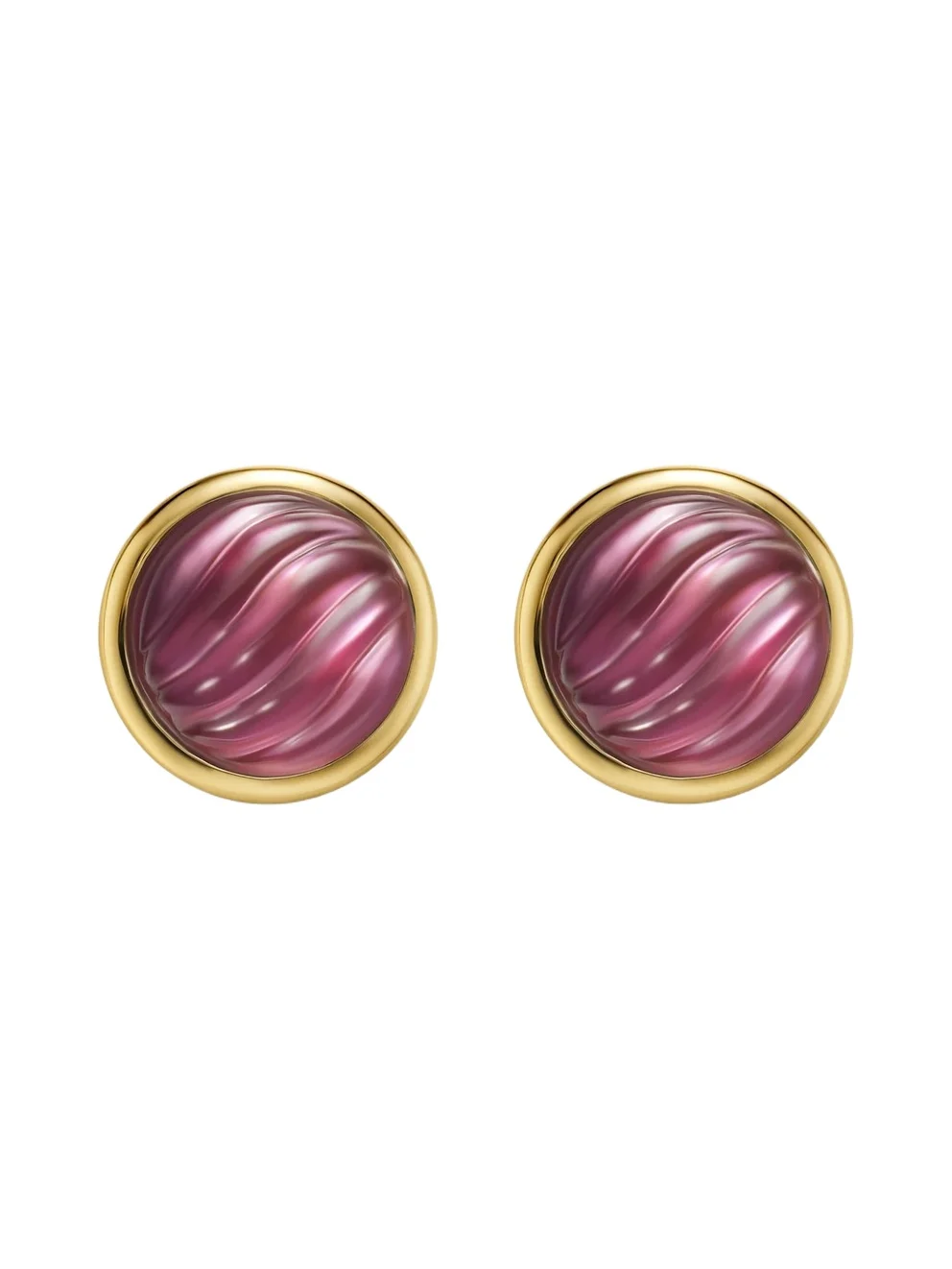 David Yurman Women's Sculpted Cable Stud Earrings in 18K Yellow Gold | Thumbnail 1 David Yurman Women's Sculpted Cable Stud Earrings in 18K Yellow Gold | Thumbnail 1