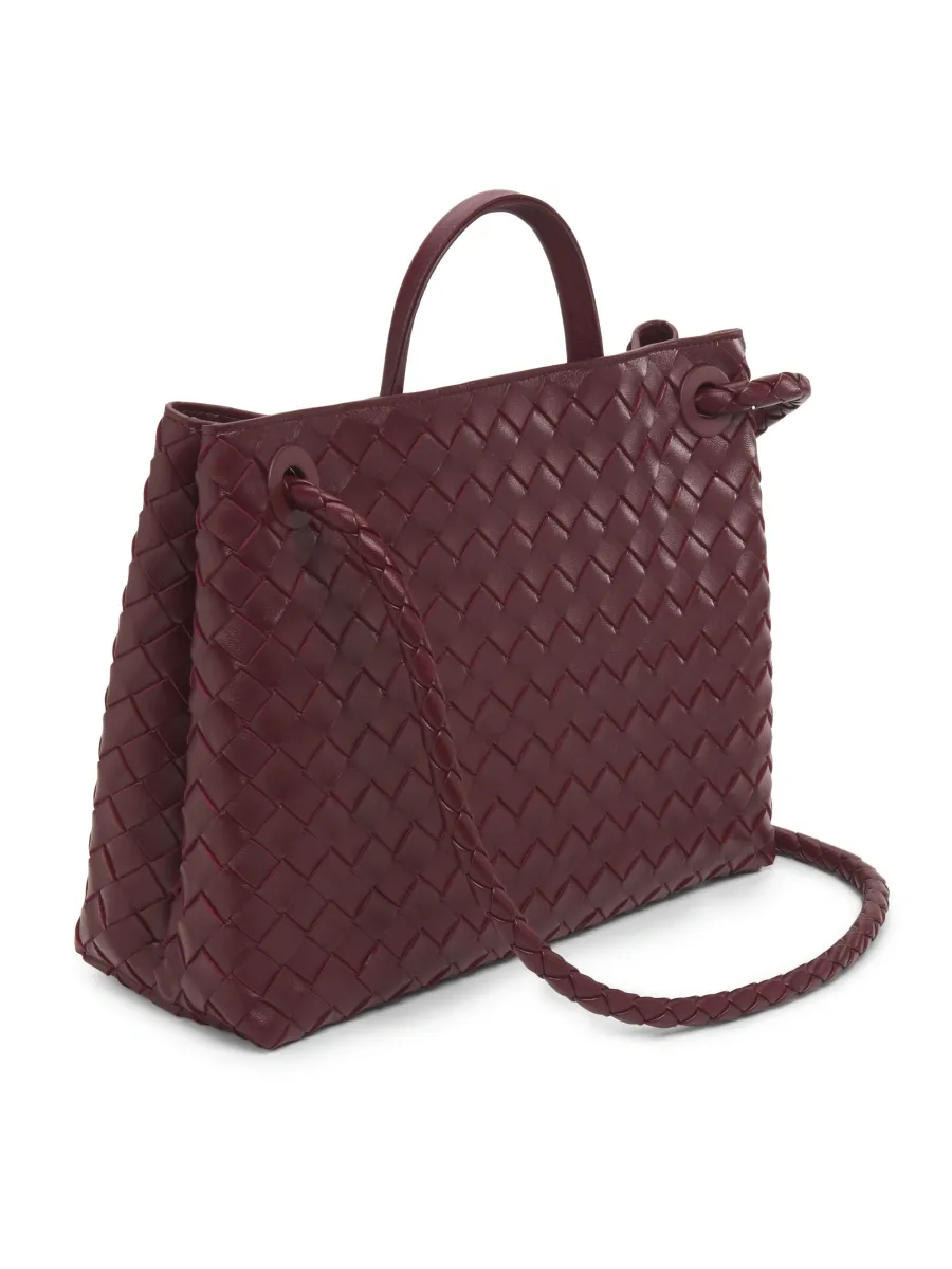 Bottega Veneta Women's Andiamo Medium Intrecciato-Leather Top-Handle Bag | Thumbnail 3 Bottega Veneta Women's Andiamo Medium Intrecciato-Leather Top-Handle Bag | Thumbnail 3