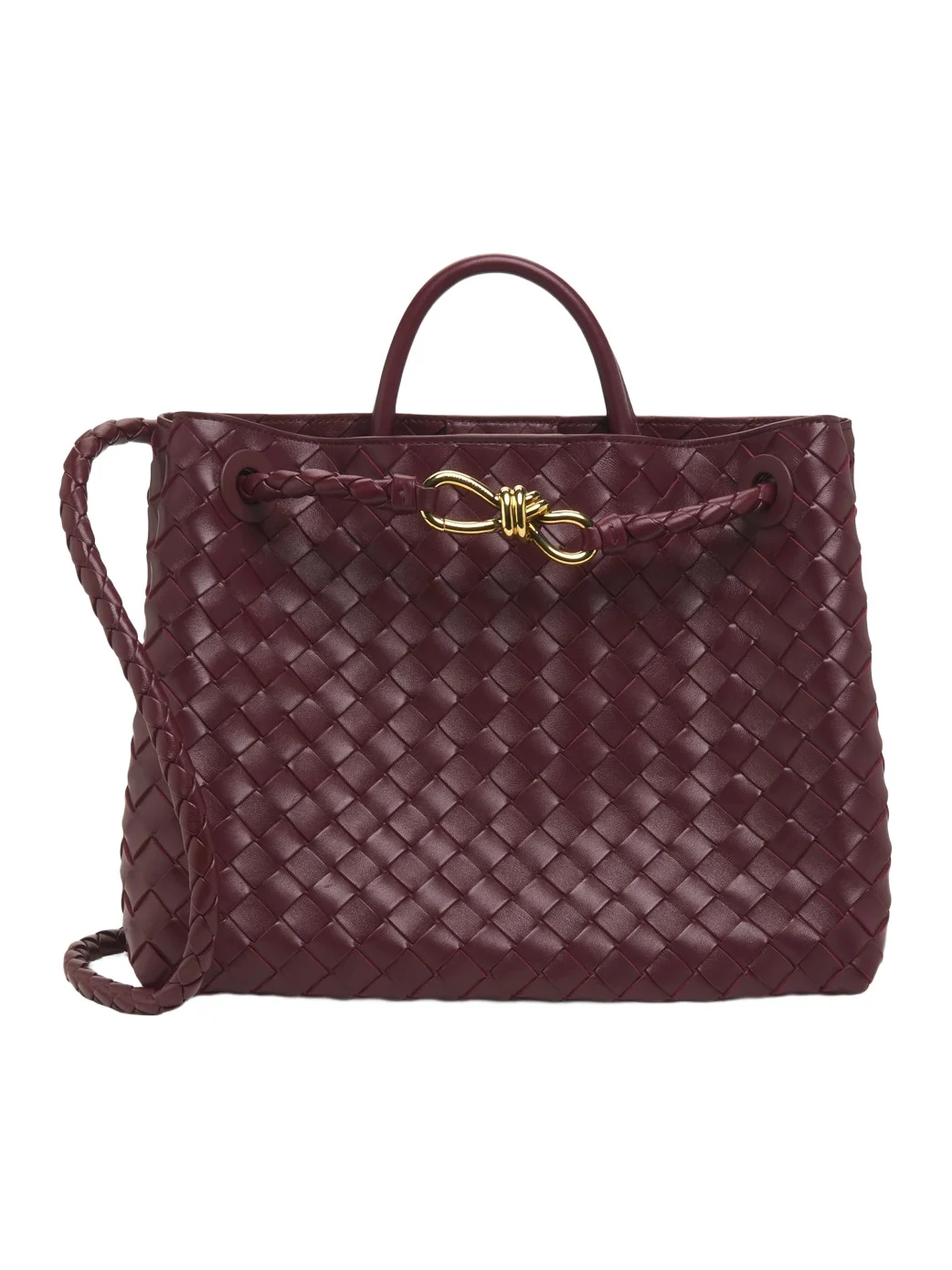 Bottega Veneta Women's Andiamo Medium Intrecciato-Leather Top-Handle Bag | Thumbnail 1 Bottega Veneta Women's Andiamo Medium Intrecciato-Leather Top-Handle Bag | Thumbnail 1