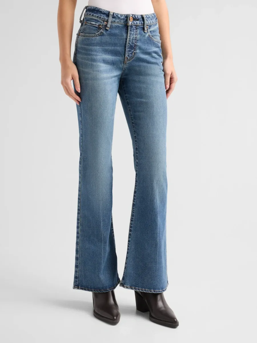 Moussy Vintage Women's Dekalb 70's Flared Jeans | Thumbnail 4 Moussy Vintage Women's Dekalb 70's Flared Jeans | Thumbnail 4