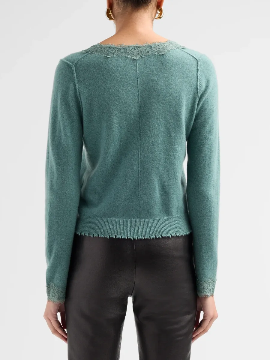 RE/DONE Women's Ruby Cashmere Cardigan | Thumbnail 3 RE/DONE Women's Ruby Cashmere Cardigan | Thumbnail 3