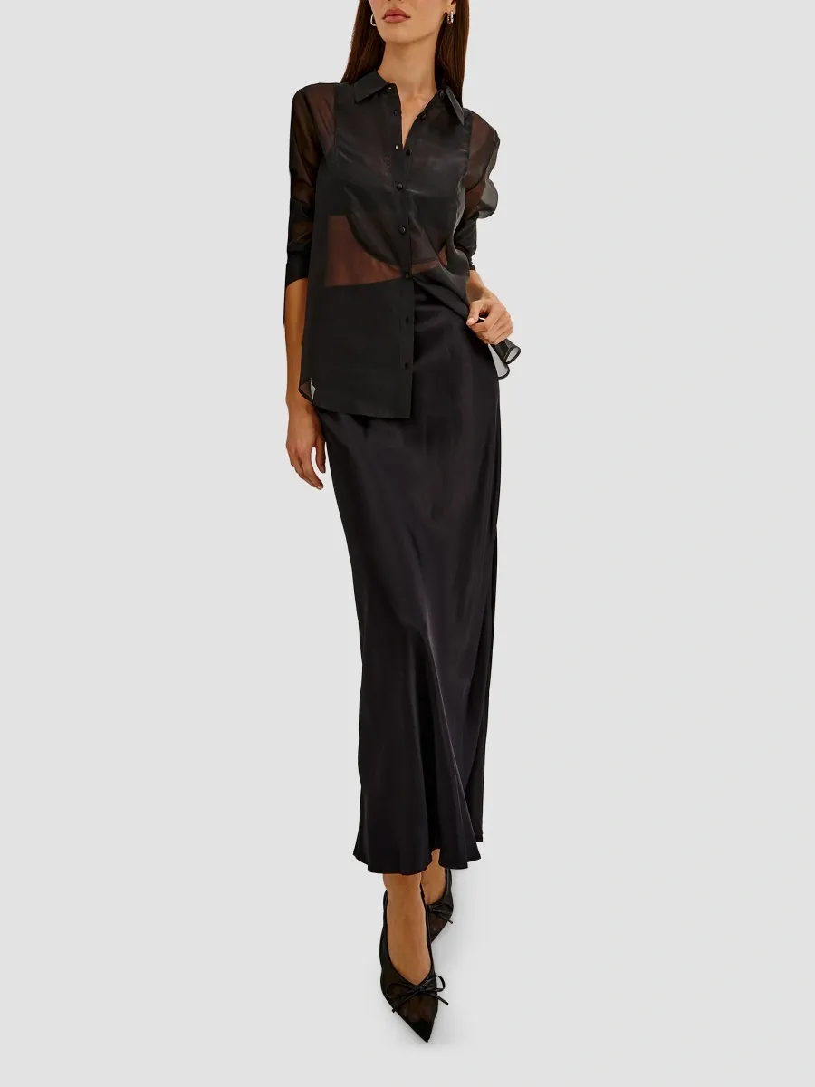 RAILS Women's Bretton Organza Tuxedo Shirt | Thumbnail 2 RAILS Women's Bretton Organza Tuxedo Shirt | Thumbnail 2
