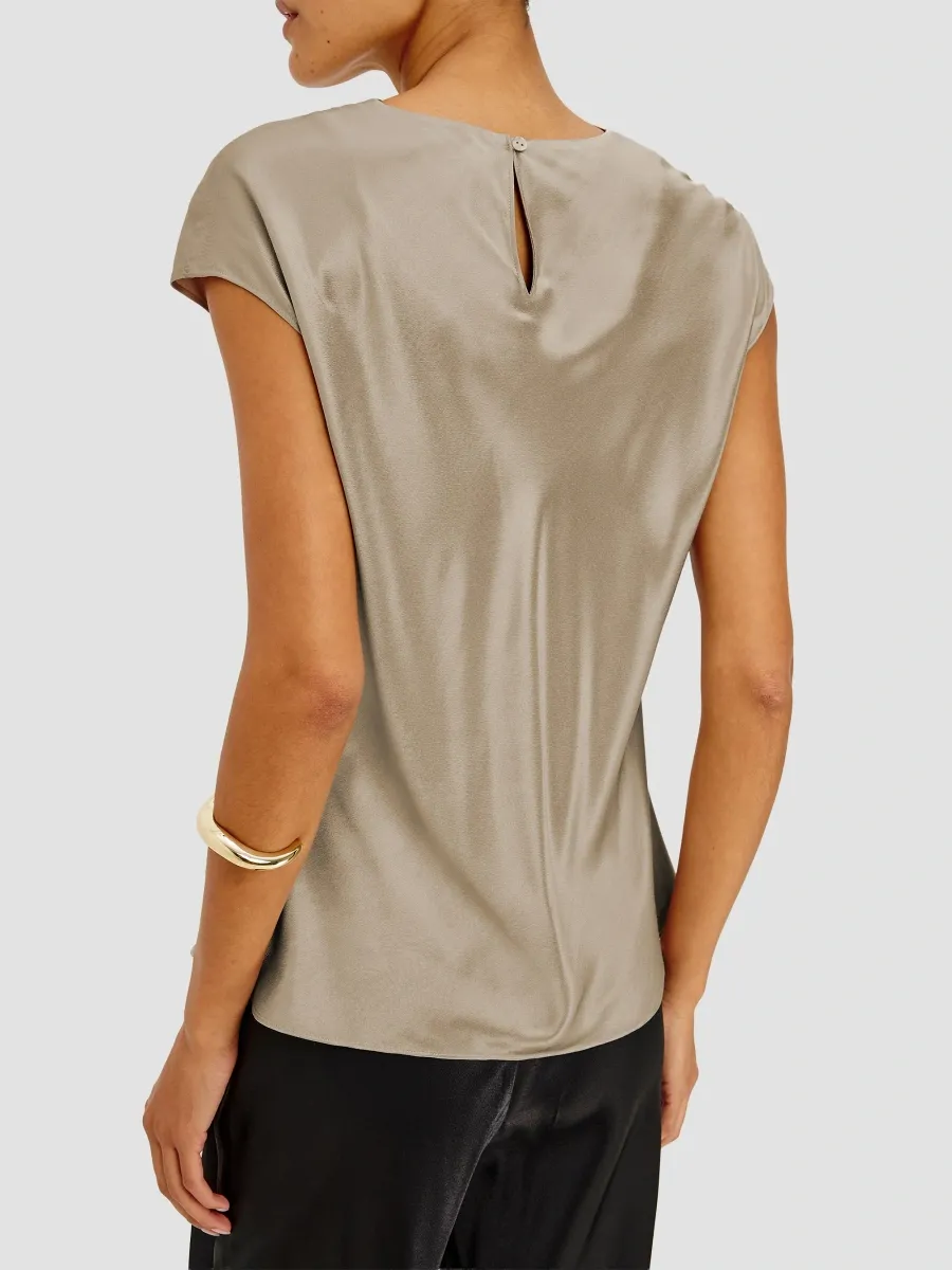 RAILS Women's Loretta Satin Cowlneck Blouse | Thumbnail 4 RAILS Women's Loretta Satin Cowlneck Blouse | Thumbnail 4