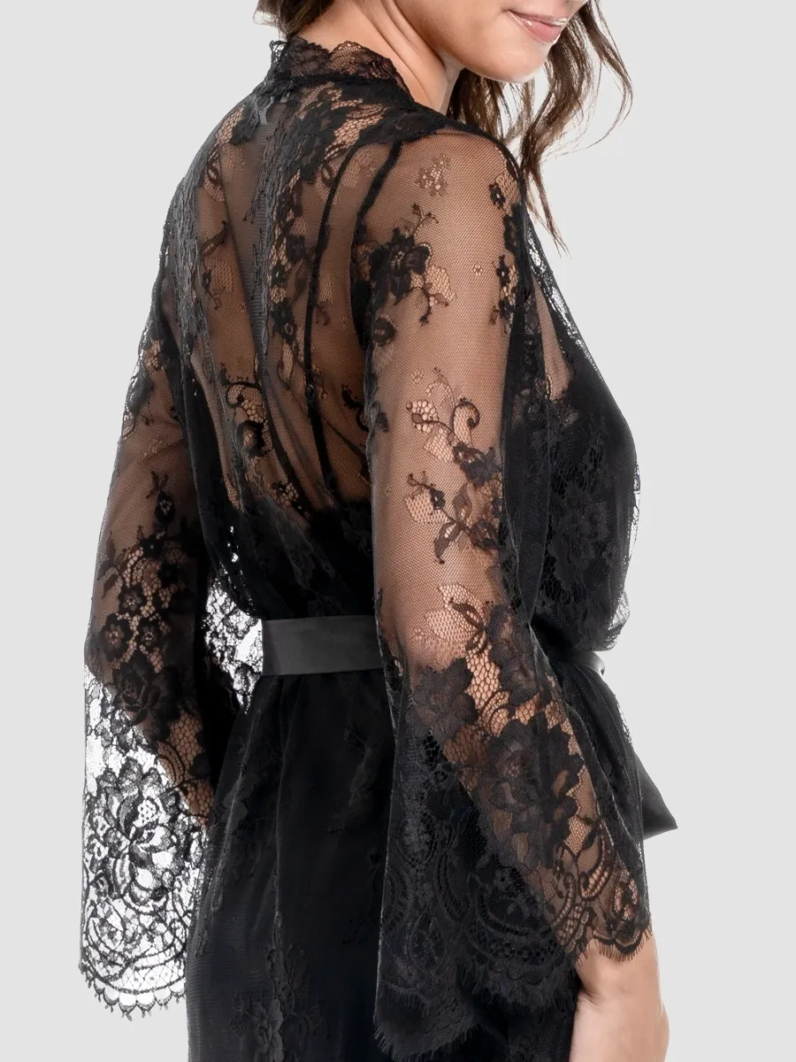 In Bloom Women's Britta Lace Robe | Thumbnail 6