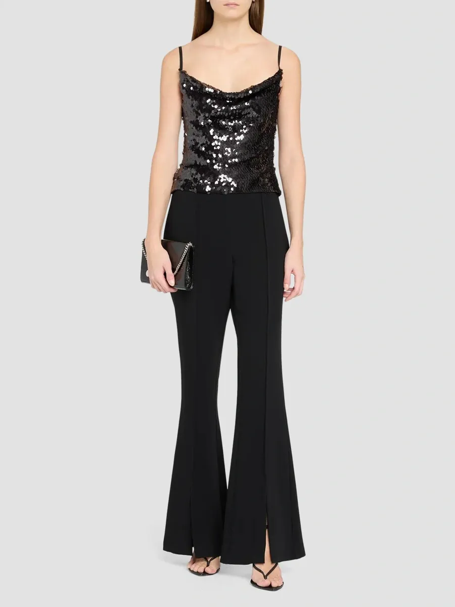 L'Agence Women's Calista Sequin Cowlneck Camisole | Thumbnail 2 L'Agence Women's Calista Sequin Cowlneck Camisole | Thumbnail 2